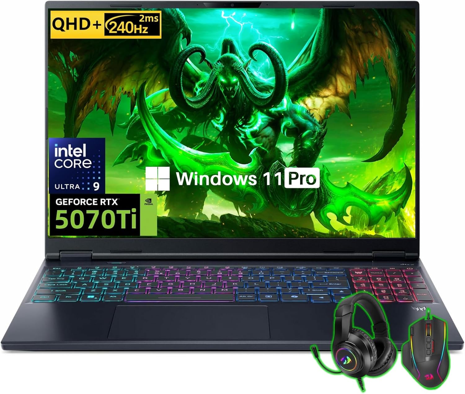 Acer Predator Helios Neo 16S AI PHN16S-71-98RF (Core Ultra 9 275HX, RTX 5070 Ti 12GB, 32GB/1TB, 16" 2.5K OLED 240Hz)