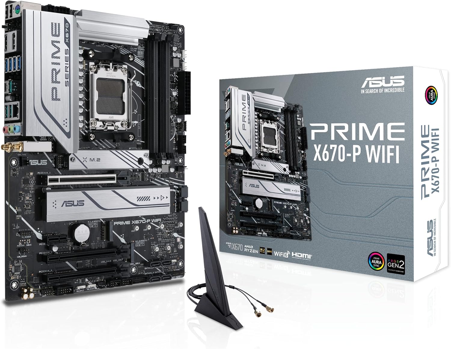 Материнская плата ASUS PRIME X670-P WIFI (AM5, AMD X670, DDR5)
