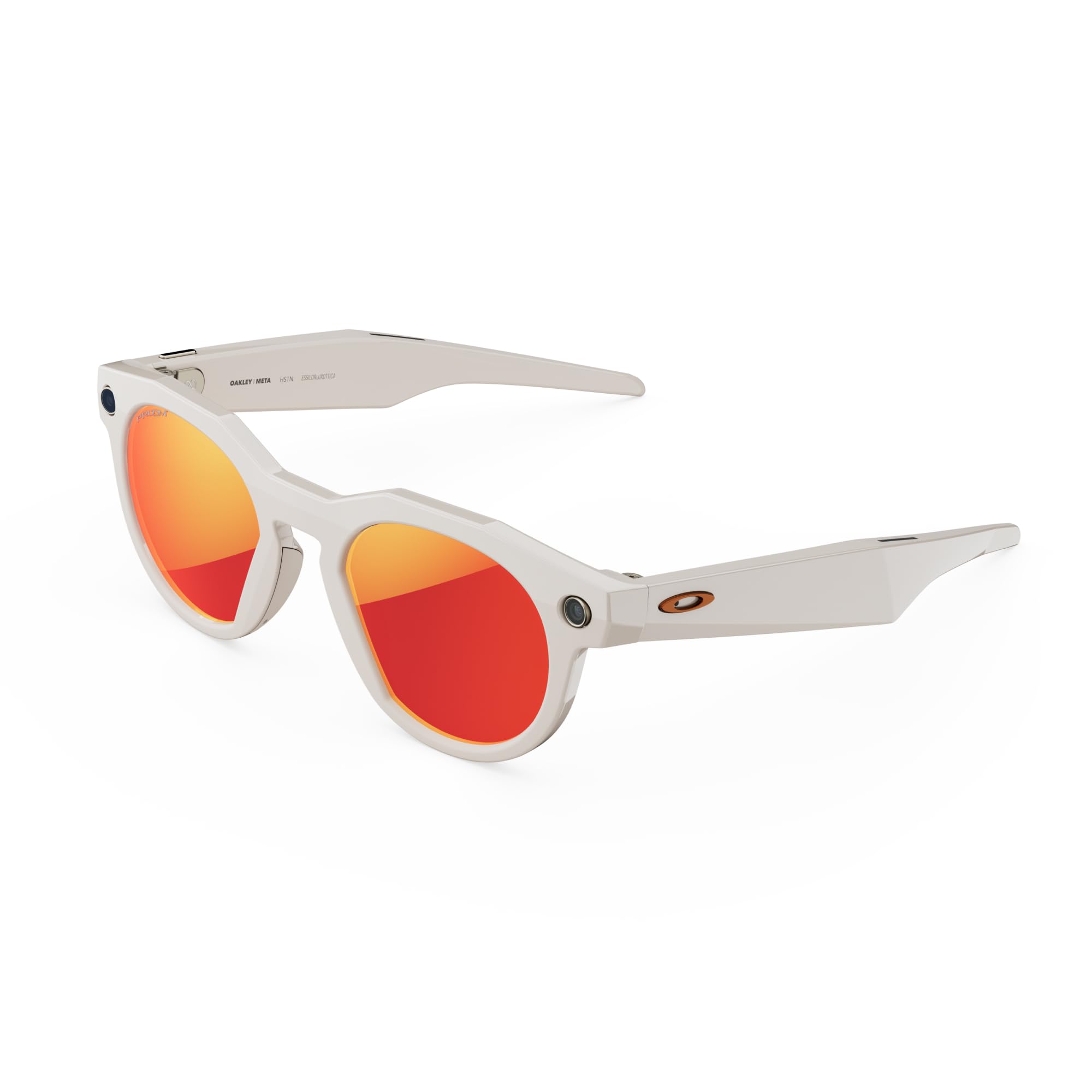 Oakley Meta HSTN — умные очки, Warm Grey, линзы Prizm Ruby, камера 12 МП