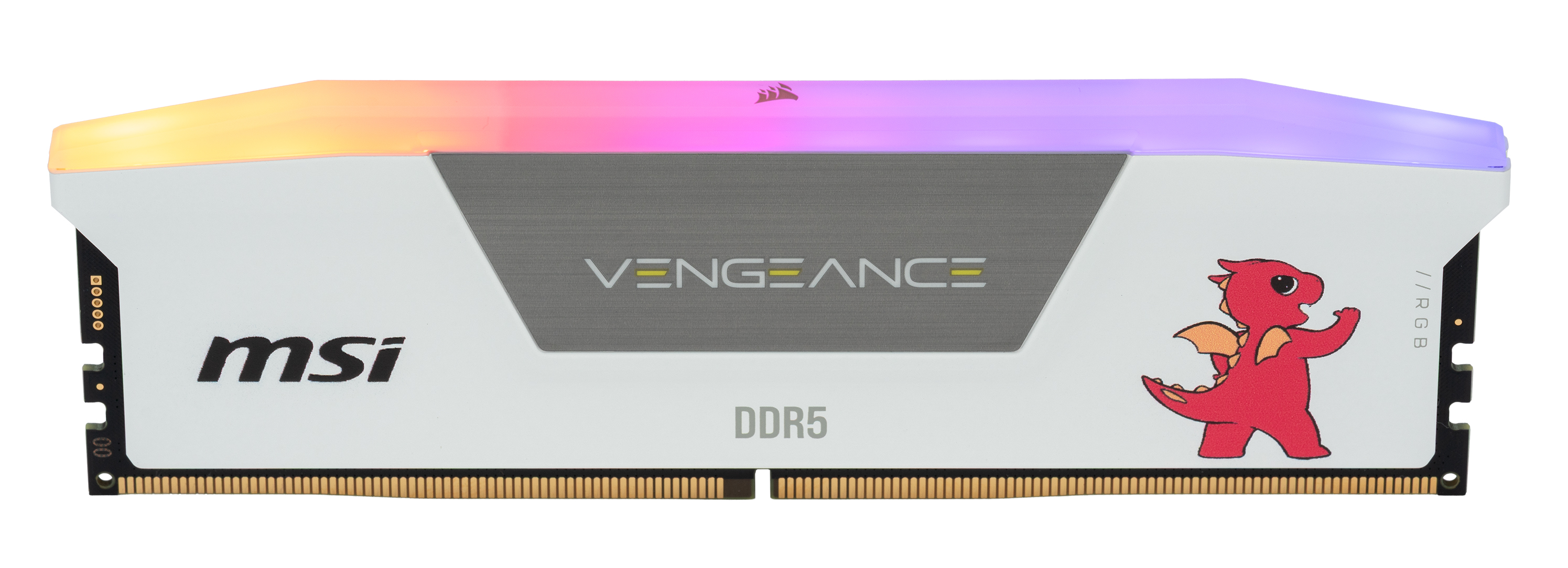 CORSAIR VENGEANCE RGB DDR5 6000MHz CL36 32GB (2x16GB) MSI Lucky White CMH32GX5M2N6000Z36-MSI