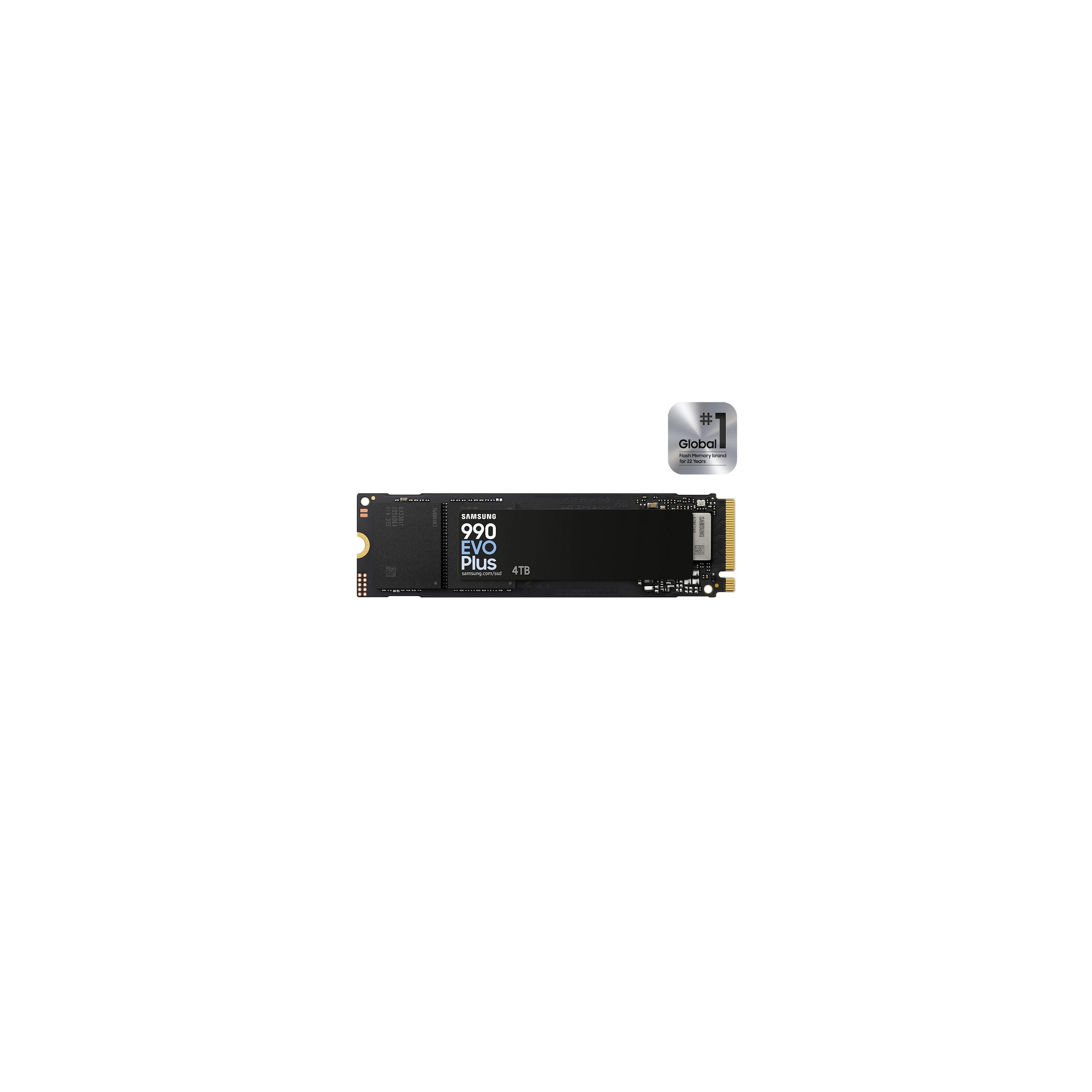 Samsung SSD 990 EVO Plus 4TB, M.2 NVMe PCIe 4.0x4/5.0x2 (MZ-V9S4T0B/AM)