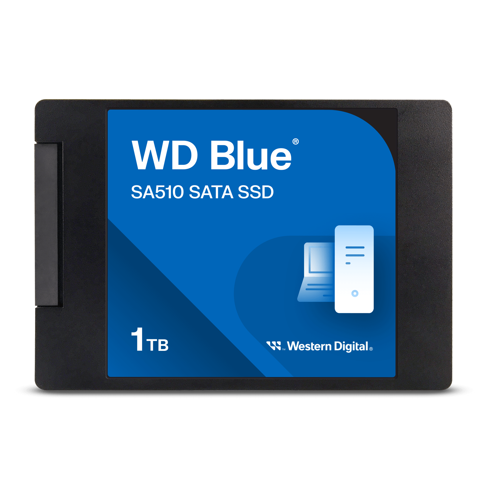 SSD-накопитель WD Blue SA510 1 ТБ, 2.5", SATA III 6 Гбит/с (WDS100T3B0A)