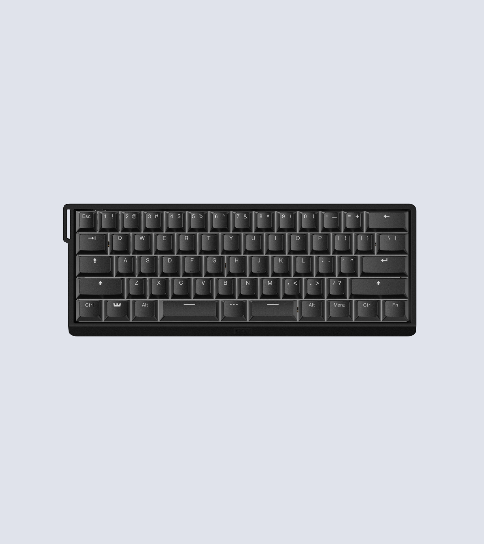Клавиатура Wooting 60HE v2 Black ABS Plastic — 60%, Hall-effect, ANSI Split-spacebar